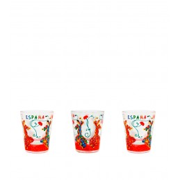 Vaso de cristal "Flamenca" Trencadís