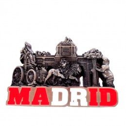 Aimant de réfrigérateur en métal « Madrid » - modèle 5