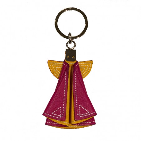 Llavero taurino de capote de piel