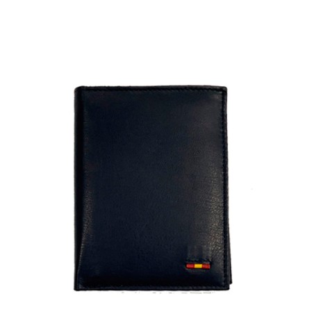 Men's leather wallet "Flag of Spain"