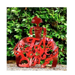 Menina de Forja "Texto"  40 cms