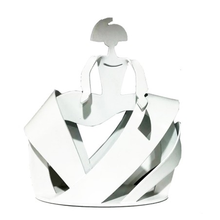 Mini figura de "Las Meninas de Velázquez" de metal