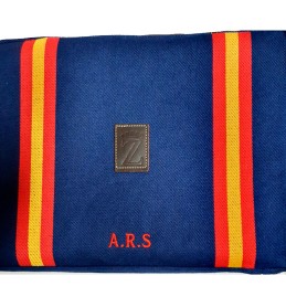 Almohadilla taurina "Dos banderas de España" personalizada