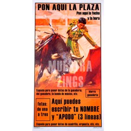 Affiche taurine avec photo...