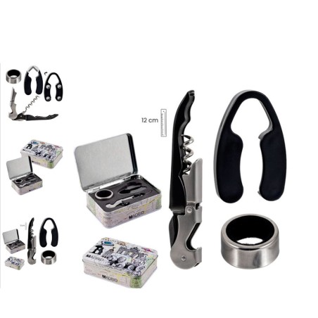 Lata Madrid set abrebotellas, aro, cortacapsula