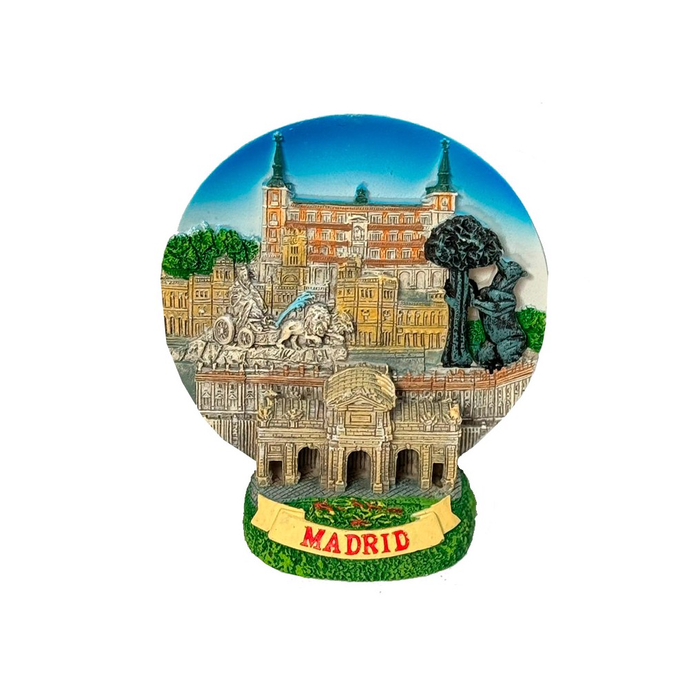 Plato sobremesa Monumentos de  Madrid