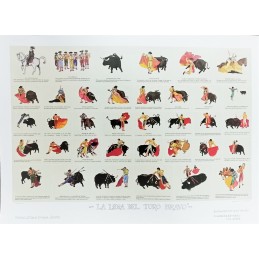 Art print, poster or poster "The Fight of the Bravo Bull"