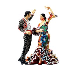 Couple de danseurs trencadis Mosaïque