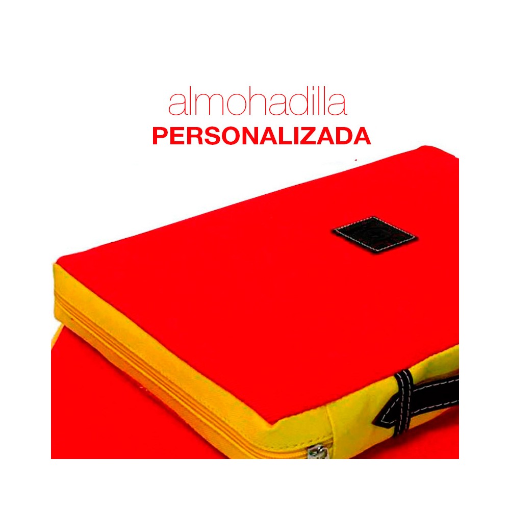 Almohadilla taurina "Muleta" personalizada