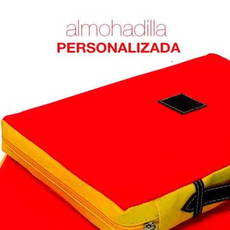 Almohadilla taurina "Muleta" personalizada