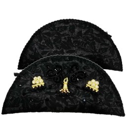 Cartera de Mano "Machos y alamares de Chaquetilla" color azabache