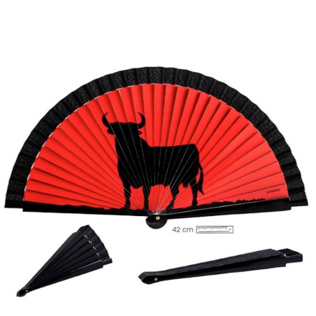 Abanico toro Negro