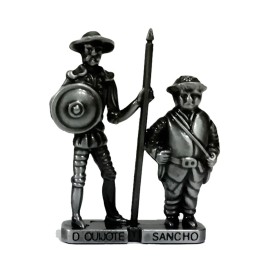 Figure of Don Quixote and Sancho Panza