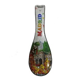 Apoya cucharas "Souvenirs de Madrid y España"