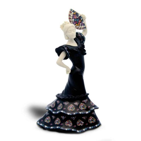 Sevillana avec éventail, taille mini