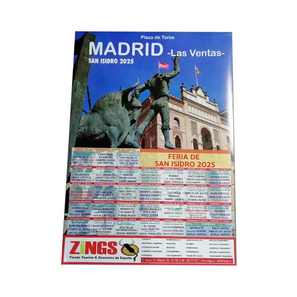 Affiche « Calendrier des foires taurines 2025 »