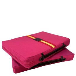 Fuchsia bullfighting pad "Flag of Spain"