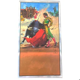 Cartel de toros personalizable completo las ventas y neptuno