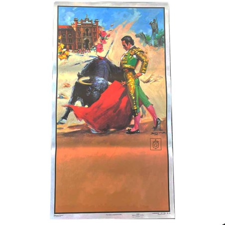 Cartel de toros personalizable completo las ventas y neptuno