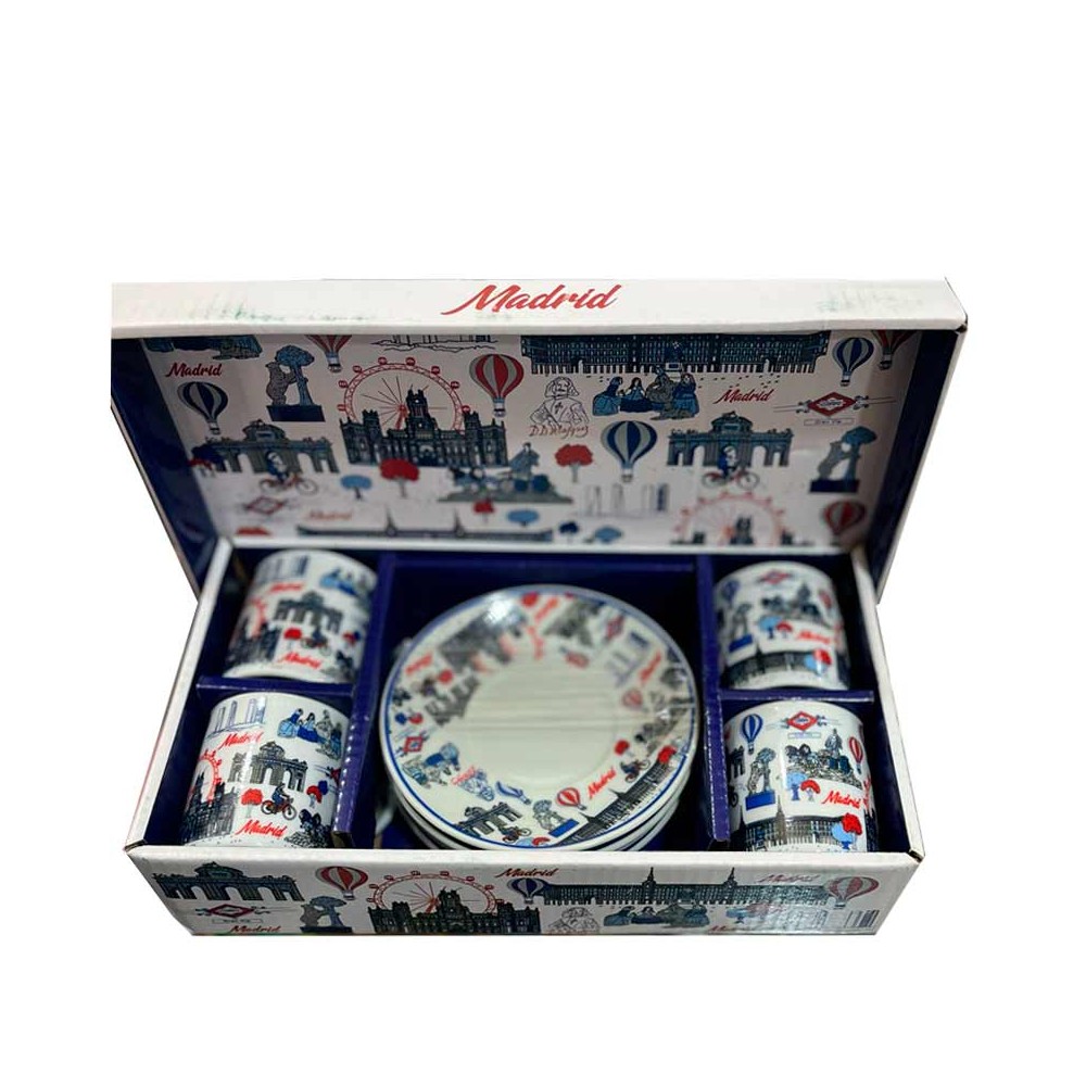 Juego de cafe "Souvenirs de Madrid"