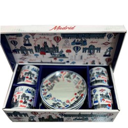 Juego de cafe "Souvenirs de Madrid"