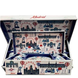 Juego de cafe "Souvenirs de Madrid"