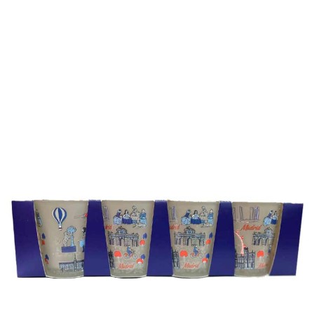 Coffret de verres à shot "Souvenirs de Madrid"