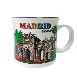 Taza recuerdo de Madrid