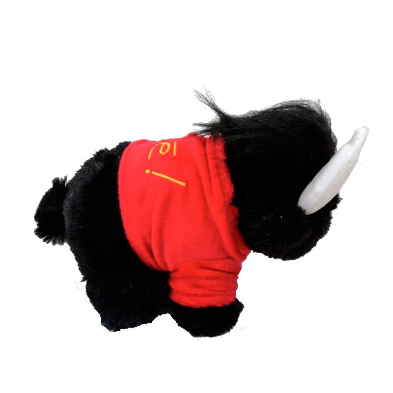 Taureau musical en peluche