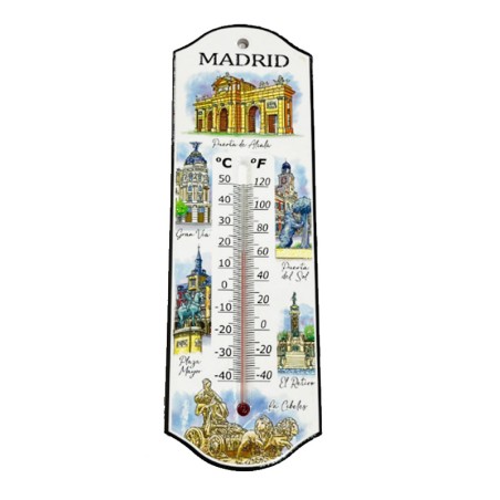 Termometro de pared "Souvenirs de Madrid"
