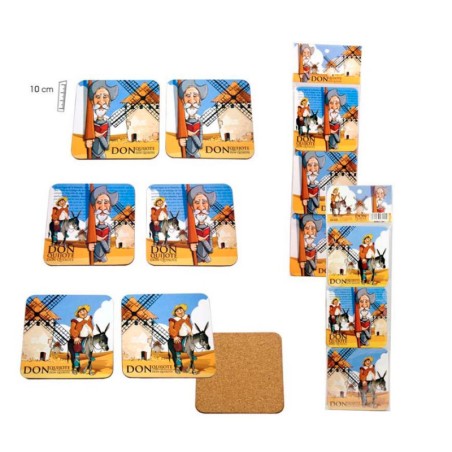 Sous-verres "Don Quichotte de La Manche"