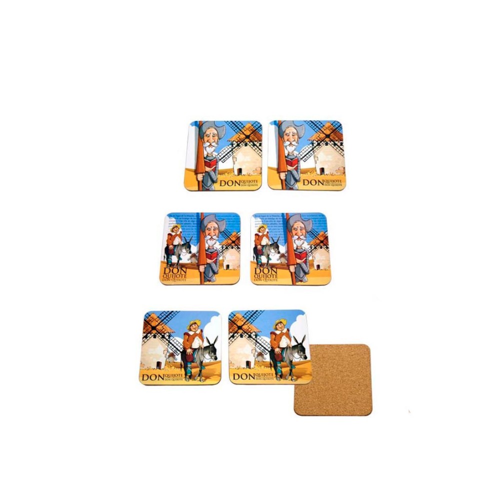 Sous-verres "Don Quichotte de La Manche"