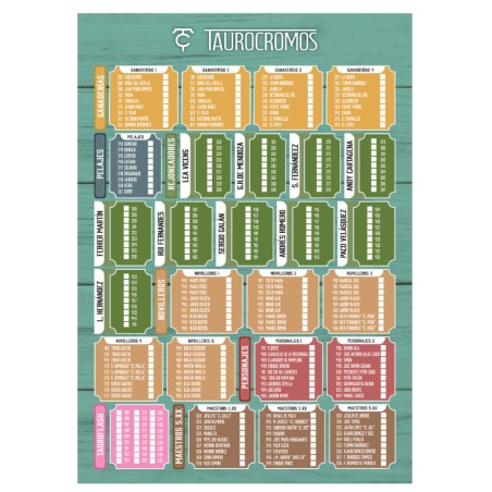 Album de collection Taurocromos 2025