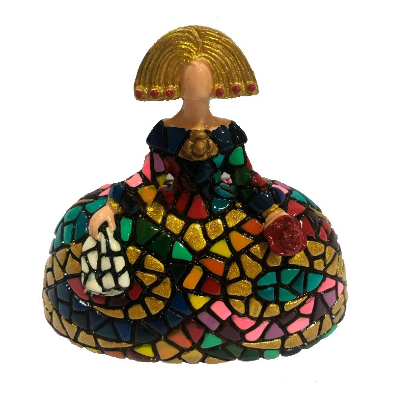 Menina mosaico moderna-mini