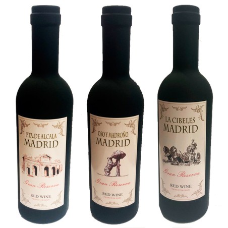 Coffret à vin, bouteille « Madrid »