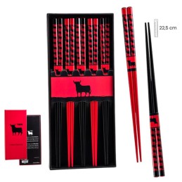 Palillos chinos "Toro fondo rojo"
