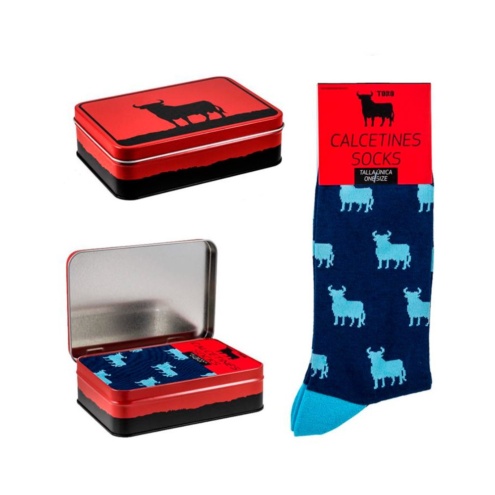 Calcetines Toro Osborne color azul