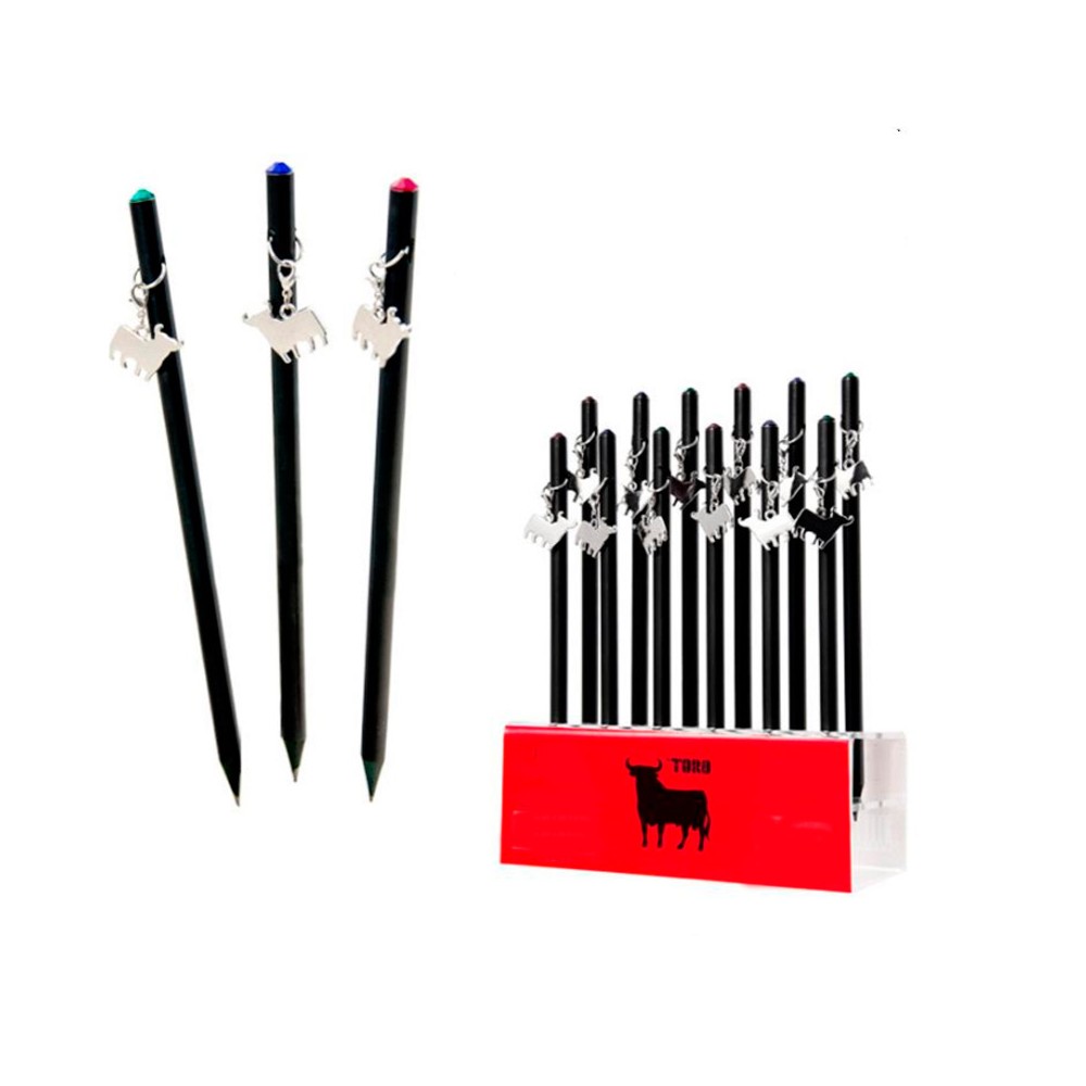 Crayon noir, taureau argenté et Swarovski