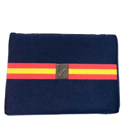 Almohadilla taurina "Azul bandera de España horizontal " PERSONALIZADA"