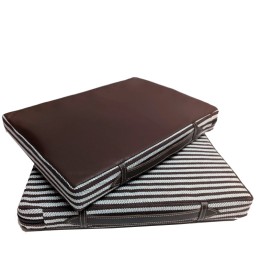 Brown and white taurine pad