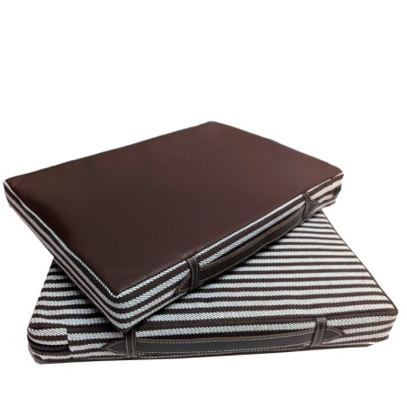 Brown and white taurine pad