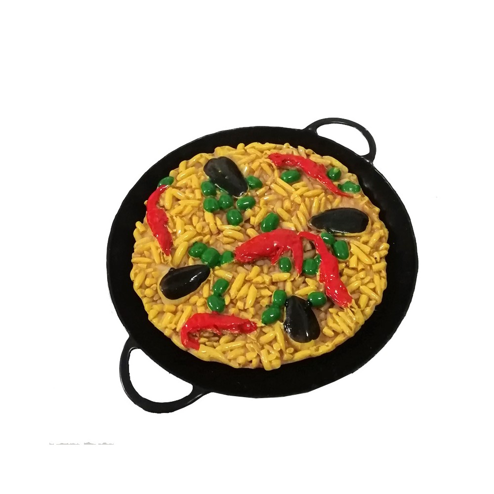 Aimant "Paella avec recette"