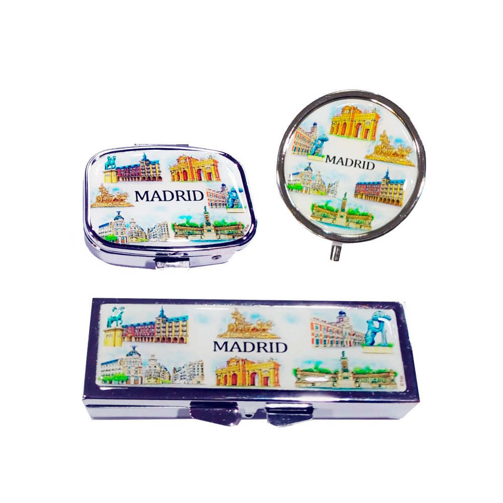 "Monuments of Madrid" pill box