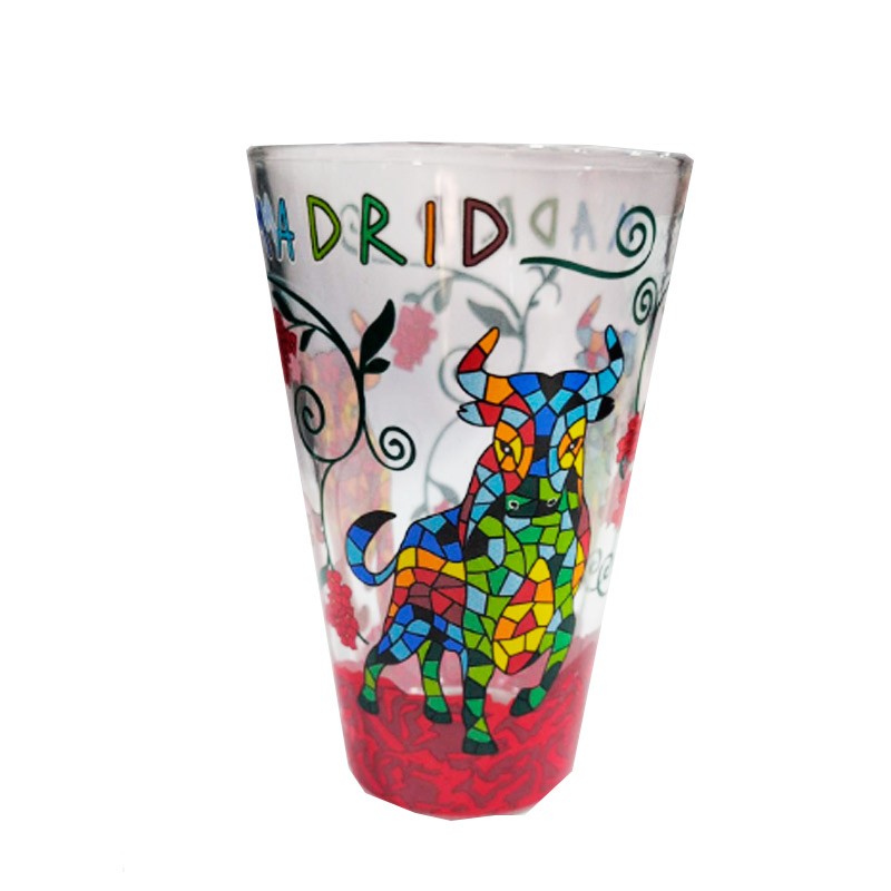 Vaso de cristal "Toro Mosaico"