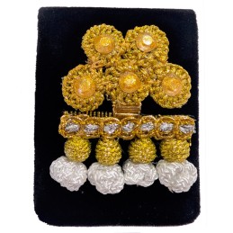 Broche "Alamares de traje de luces"