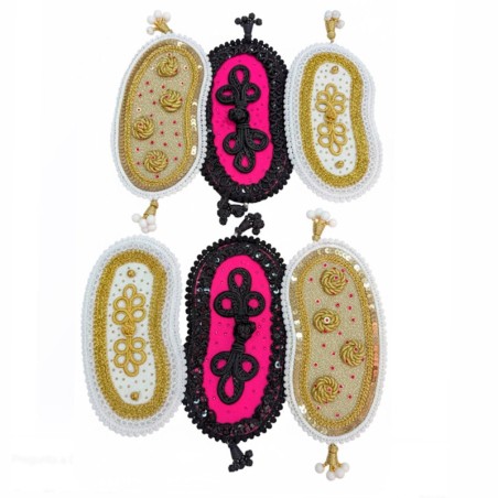 "Bullfighter's suit shoulder pads" various colors