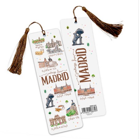 Marca Paginas de libro "Madrid Acuarela"