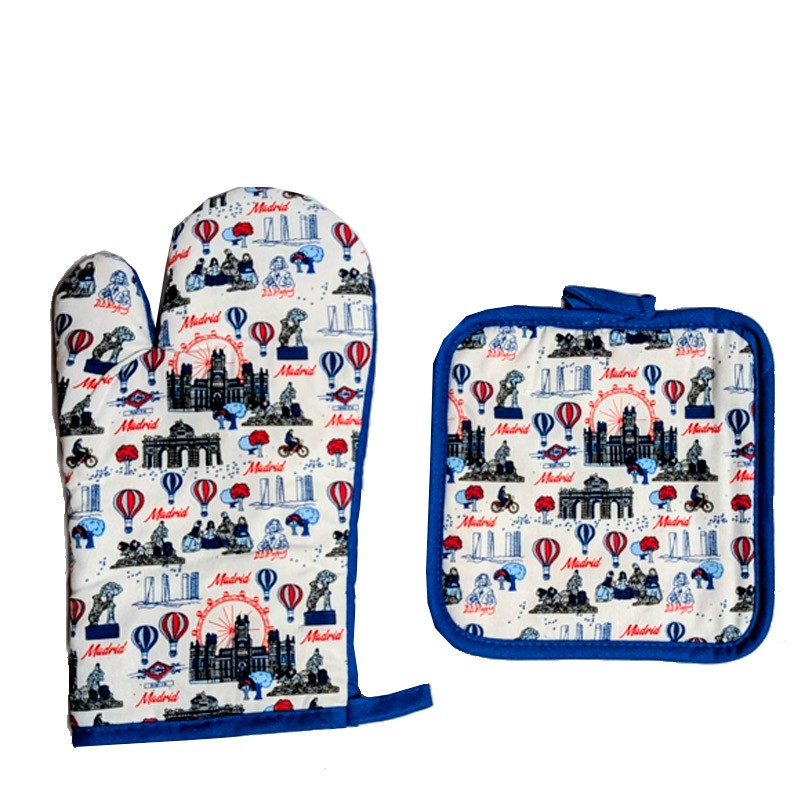 Manique et gant de cuisine « Collection Madrid »