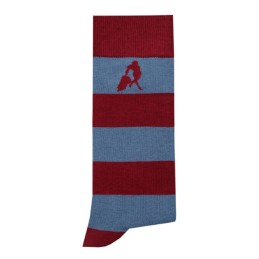 Chaussettes Toreritos « Rayures bleues et bordeaux »