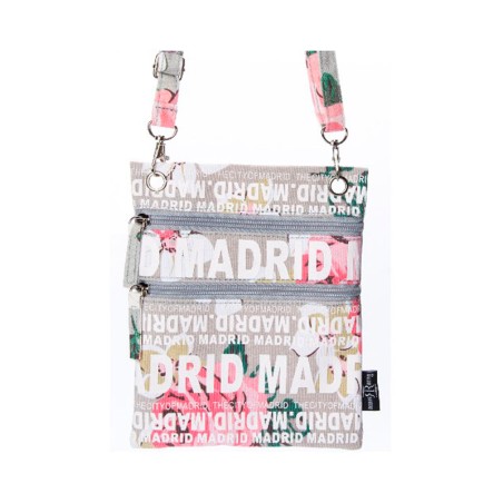 Sac passeport Fleurs de Madrid